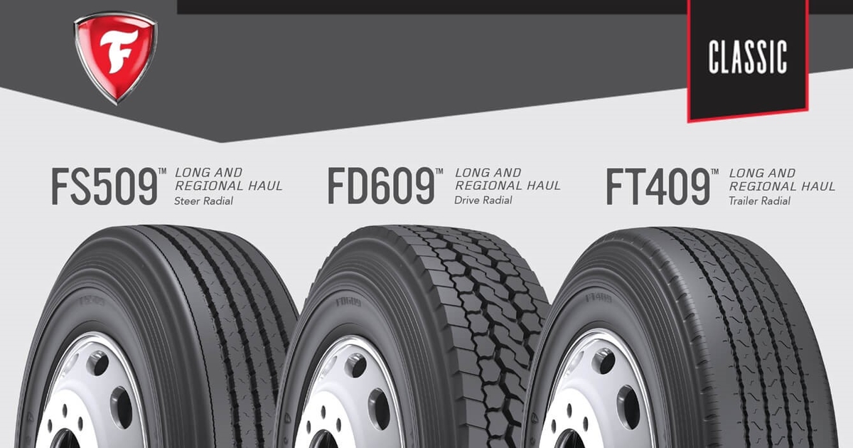 Firestone truck tire line expands with new steer, radial and trailer